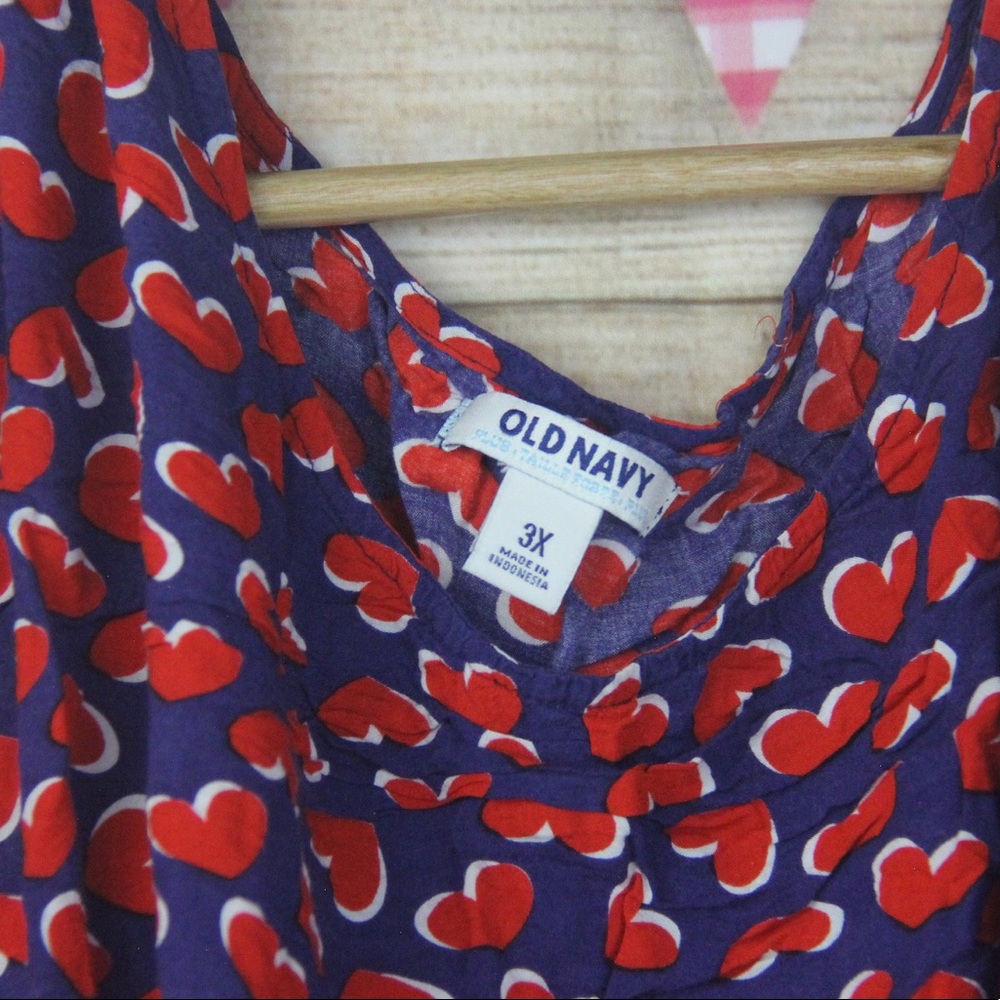 Old Navy Plus Bubble Heart Flutter Sleeve Shirt - image 7